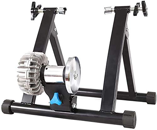 Fluid Bike Trainer Stand Bike Magnetic Turbo Trainer - Fahrradtrainer mit variablem Widerstand, Übungs- und Fitness-Stationärrahmen, geräuscharme Rolle, rutschfest, Kratzfest, stab von KDOQ
