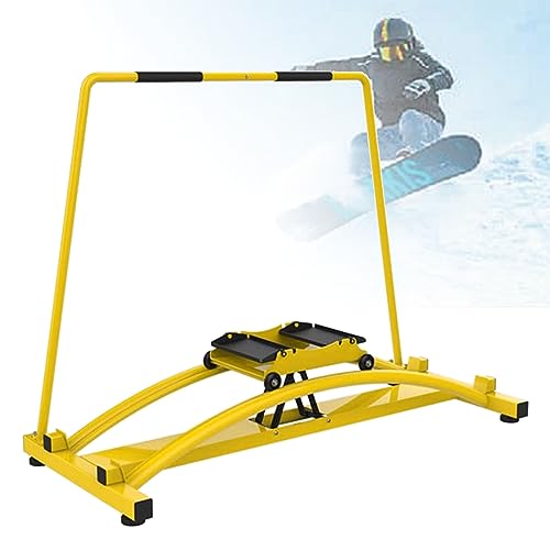 Skitrainer-Maschine, Cardio-Trainingsgerät mit 120 kg tragender Multifunktionsstange, verdickter, verstärkter Anti-Shaking-Fußabdeckung, Body-Shaping-Workout-Trainer von KDOQ