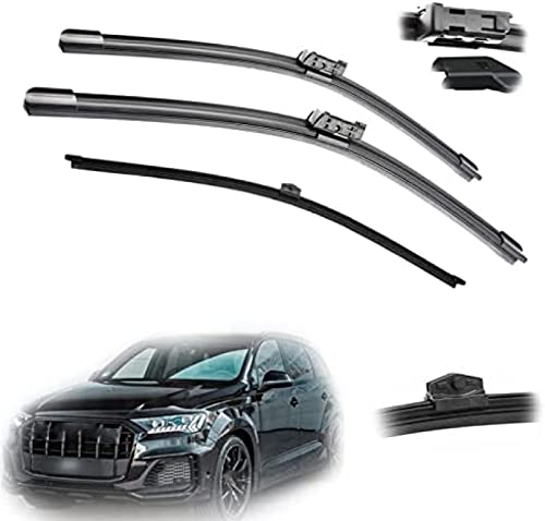 26" 20" 16" Auto Front Heckscheibe Scheibenwischerblätter Bürsten Cutter Zubehör für Audi Q7 4M 2016 2017 2018 2019 2020 2021 Scheibenwischer 26" 20" 16" Auto Front Heckscheibe Scheibenwischerblätter Bürsten Cutter Zubehör für Audi Q7 4M 2016 2017 2018 2019 2020 2021 Scheibenwischer von KEAGGJF
