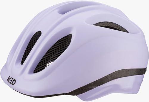 Fahrradhelm - KED - Meggy Trend - Soft Lavender - 46-51 cm - inkl. RennMaxe Klackband - Kinder Jugendliche - MTB BMX City Cross von KED Germany