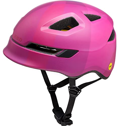 KED Unisex Jugend POP Fahrradhelm, pink, S | 48-52cm von KED