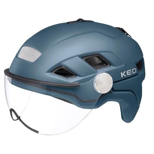 KED B-vis X-lite Fahrradhelm, deep Blue matt, L (56-61cm) von KED