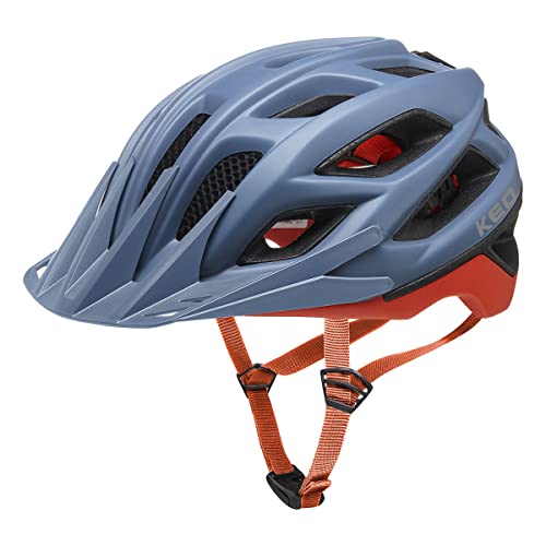 KED Companion MTB Fahrrad Helm matt grau/orange 2022: Größe: L (55-61cm) von KED