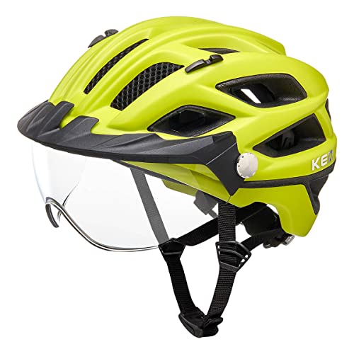 KED HELMETS Covis Lite Fahrradhelm, Yellow matt, L 55-61 cm von KED