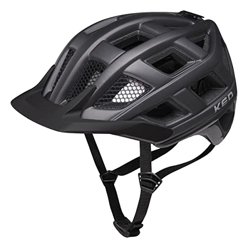 KED Crom Fahrradhelm, Black matt, L (57-62cm) von KED