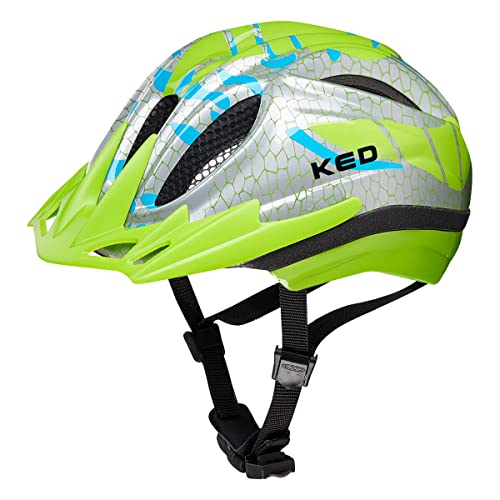 KED Kinder Meggy Fahrradhelm, K-Star Green, M (52-58cm) von KED