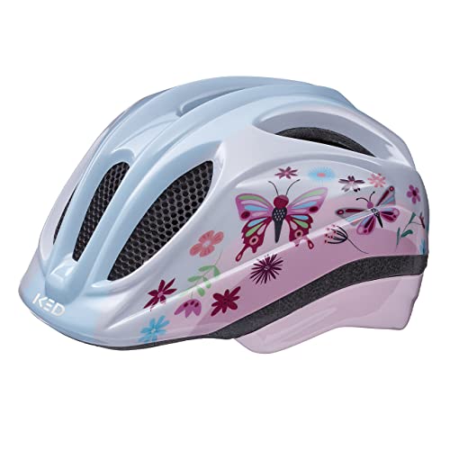KED Kinder Meggy Trend Fahrradhelm, Butterfly, S (46-51) von KED