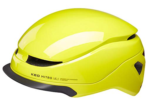 KED Unisex-Adult MITRO UE-1 Fahrradhelm, Neon Green, M (52-58 cm) von KED