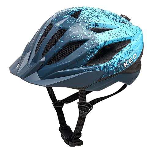 KED Street Jr. Pro Kinder Fahrrad Helm matt blau 2022: Größe: M (53-58cm) von KED