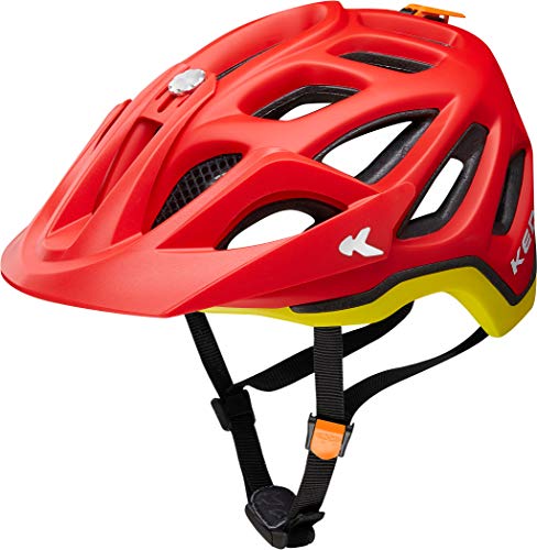 KED Trailon Helm red Yellow matt Kopfumfang M | 52-58cm 2020 Fahrradhelm von KED