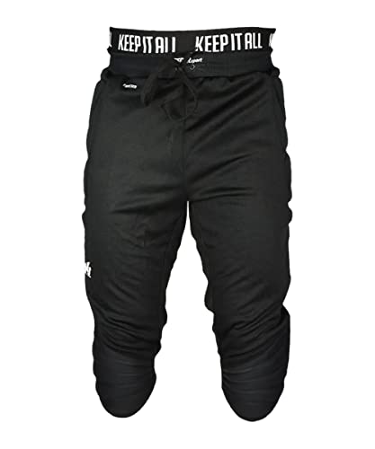 KEEPERsport Gepolsterte Nachwuchs Torwarthose - für Kinder - Torwartkleidung für Training und Spiel - Größe 128-164 - Farbe schwarz von KEEPERsport