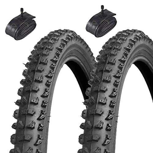 2 Reifen Kenda 16 x 1,95 + Kammern Ventil Amerika Reifen 50-305 gedämpft K 817 MTB Kinder Fahrrad Mountainbike von KENDA