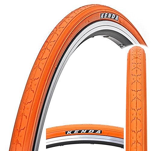KENDA K152 Fahrradreifen Fixed Fear, Fixie, Singlespeed, Rennrad Reifen (Orange) von KENDA