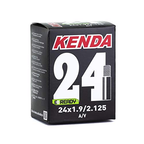KENDA Unisex-Adult Fahrradkameras 241.9/2.125 Schrader 28mm, Schwarz, Única von KENDA