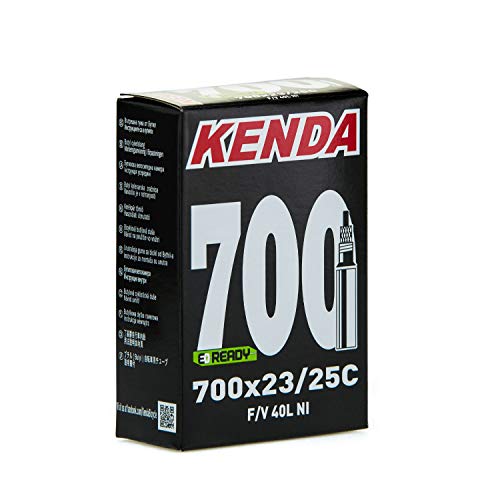 KENDA Unisex-Adult Fahrradkameras 70023/25C F/V Presta 40mm, Schwarz, Única von KENDA