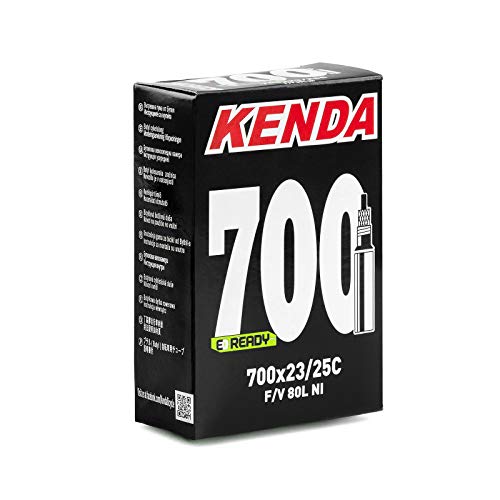 KENDA Unisex-Adult Fahrradkameras 70023/25C F/V Presta 80mm, Schwarz, Única von KENDA