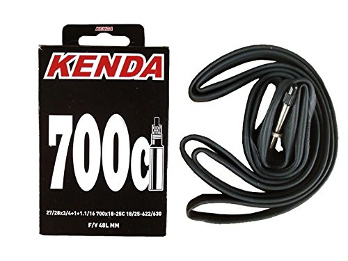 Kenda Fahrrad-Schlauch 700x18–23 Ventil französisch / Presta, 48 mm, zerlegbar, in Box von KENDA
