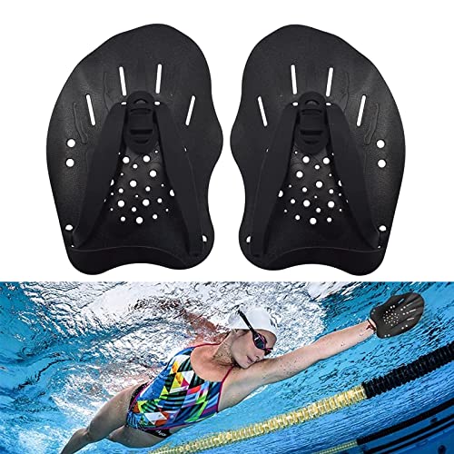Unisex Hand Paddle Für Schwimmen - Erwachsene Schwimm-Trainingsgerät - Silikon-Schwimmpaddel，Schwimmtrainingszubehör Für Schwimmer, Anfänger Und Erfahrene Schwimmer von KEUGT