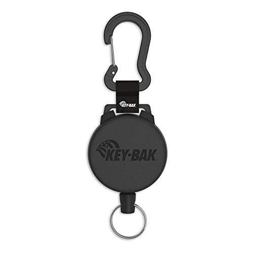 Key-Bak Uni Schlüsselrolle stabil Kevlarseil bis 15 Schlüssel mit Karabiner schwarz, KB 488 Securit, mehrfarbig, One Size, 2.5x12x19 von KEY-BAK