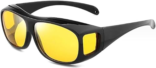 KFDDRN X-InVisio Infrared Penetrative Glasses, Nachtsicht-Fahrsicherheitsbrille, Hoher Schutz, Brille für Damen und Herren, X Invisio-Brille für die Arbeit von KFDDRN