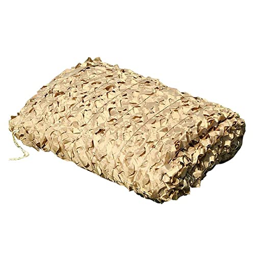 KFGISD, Militärverstärktes Tarnnetz, Beiges Tarnnetz for Die Jagd Im Freien Autoabdeckung Tarnung Dekorativer Sichtschutz,Tarnnetz(2X4M/6.6X13FT) von KFGISD