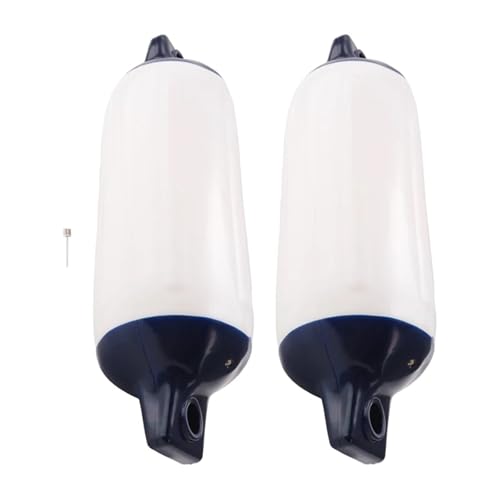 KHASCBNF 2PCS Aufblasbare Boot Fender Boot Anker Fender Boje Yacht Fender UV Schutz Gerippte Stoßstange Boot Zubehör für Boote von KHASCBNF