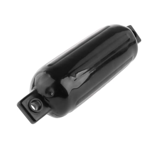 KHASCBNF Boot Fender Aufblasbare Marine Yacht Fender Stoßfänger Fender Dock Schutz Boot Anker Fender Boot Boje für Boote(Black) von KHASCBNF