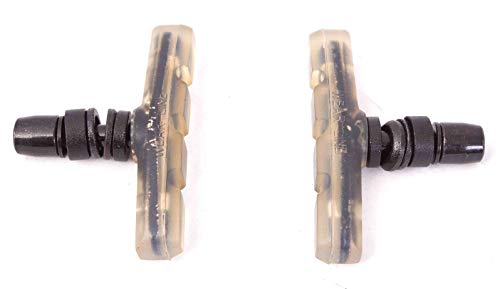KHE Acme BMX Bremsschuhe mit Gewinde U-Bremse V-Bremse Einstellbar transparent von KHEbikes