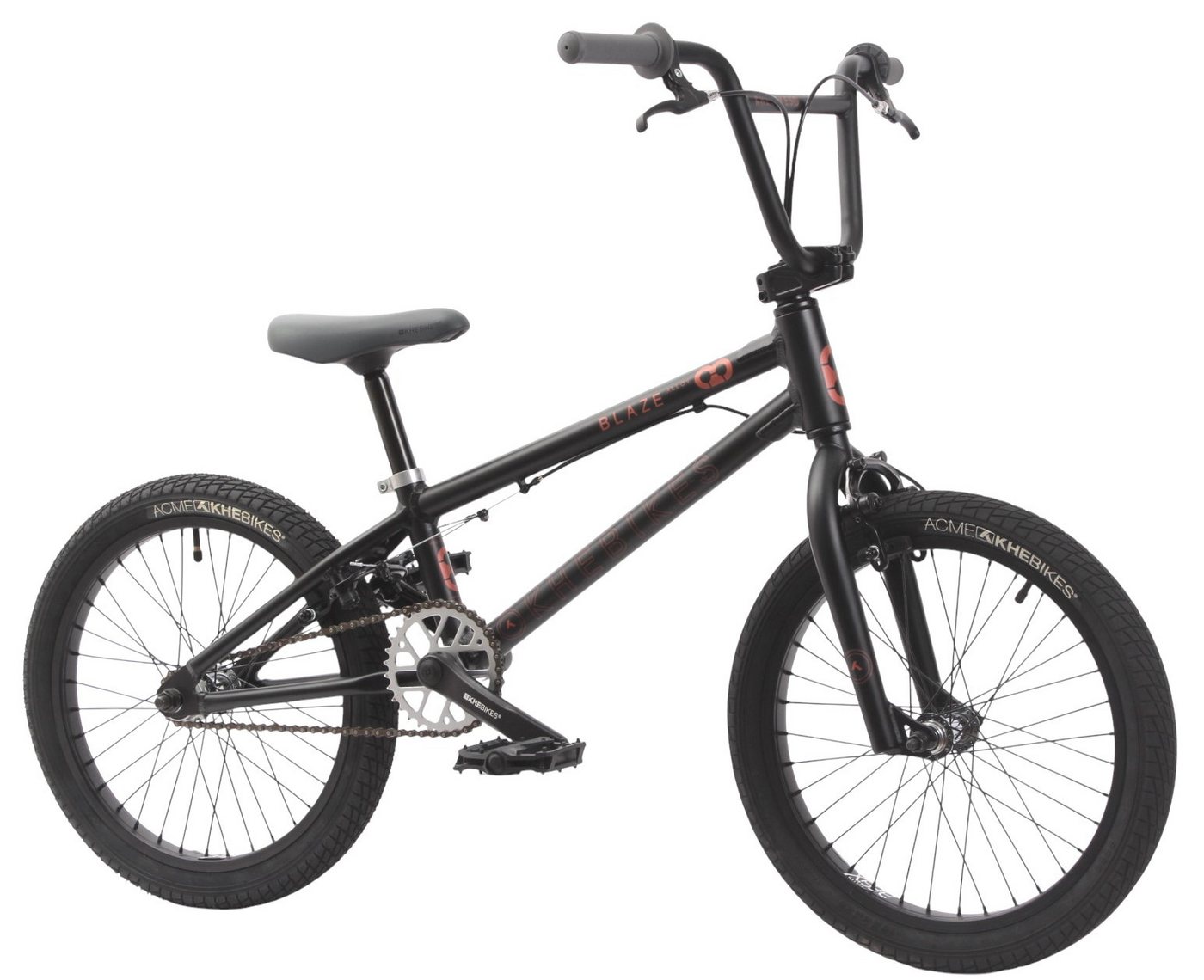 KHEbikes BMX-Rad KHE BLAZE 18 Zoll, 9,3 kg, Aluminiumrahmen, U-Bremsen, 360° Rotor von KHEbikes