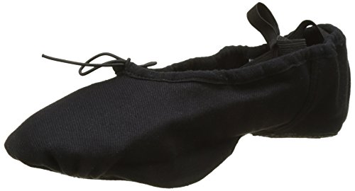KHM – M001LC Stretch-ONE Ballettschuhe aus Segeltuch – Damen – Schwarz – 43,5 EU (Größe Hersteller: 15) von KHM