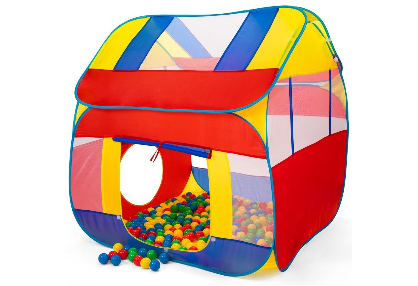 KIDUKU Bällebad KIDUKU® Bällebad Spielzelt mit 300 Bällen + Tasche, Kinderzelt für drinnen und draußen von KIDUKU