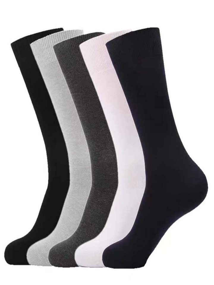 KIKI ABS-Socken Socken Herren Damen 5 Paar Baumwolle Lange Komfortbund von KIKI