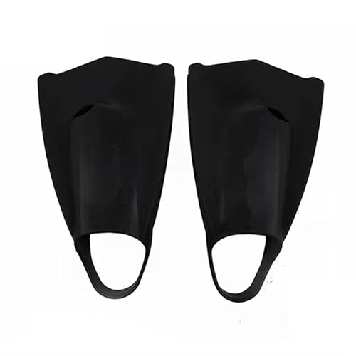 Tauch-Flip-Flops, verstellbare Herren- und Damen-Freistil-Tauch-Trainingsschuhe, Silikon-Flip-Flops ( Color : Black , Size : L 42-43 ) von KIKYKUBBLETASW