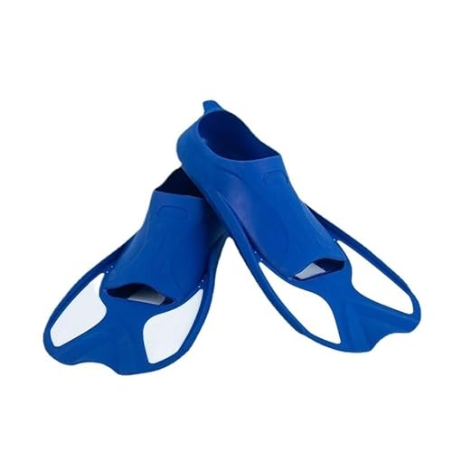 Tauch-Flip-Flops, verstellbare Herren- und Damen-Freistil-Tauch-Trainingsschuhe, Silikon-Flip-Flops ( Color : Blue , Size : L 42-43 US 9-10 ) von KIKYKUBBLETASW