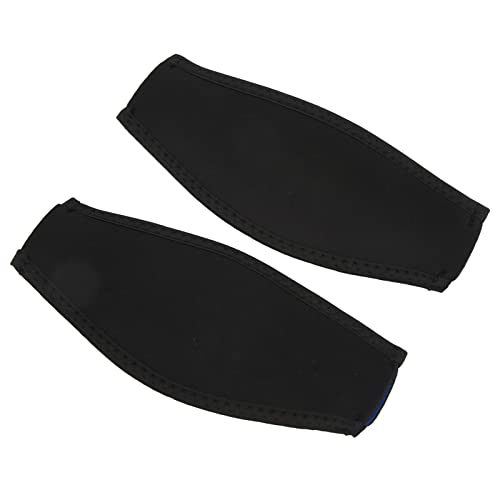 KIMISS 2 Stück Tauchmaske, Materialstabilisierendes Sicherheits-Neopren-Maskenband, Schwarze Neoprenhülle, Schutzverpackung für Männer und Frauen von KIMISS