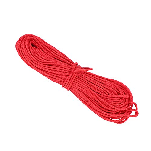 KIMISS D-Loop-Material, D-Loop-Sehne für Compound-Bogen, Nylon, Bogenschießen, Compound-Bogen-Sehne, Nylon-Nocke, Sichere Freigabe, D-Loop-Bogensehne, Schwarz (Rot) von KIMISS