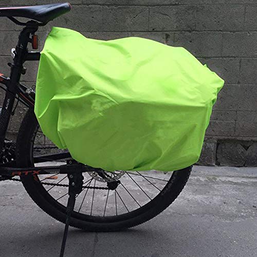 KIMISS Outdoor-Fahrradträger, Faltbar, Wasserdicht, Staubdicht, Packtasche, Regentasche, Regenschutz für Fahrräder, Rucksack, Regenmantel von KIMISS
