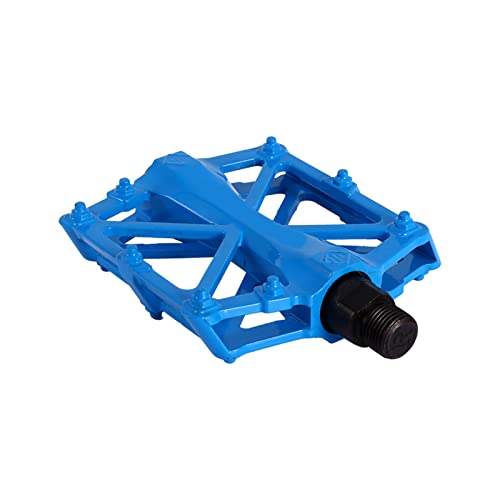Premium-Qualität, 1 Paar Aluminium-MTB-Rennradpedale – rutschfest, Langlebig und Rostfrei – (Blue) von KIMISS