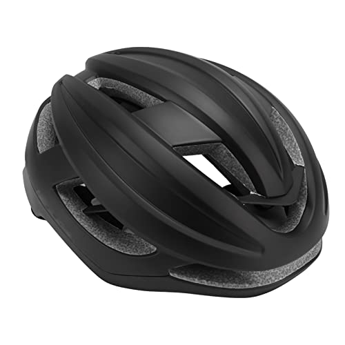 XXL-Helm für Rennräder und Mountainbikes, Extra groß, Bequem, Atmungsaktiv, Passend für Große Kopfumfänge, Ideal für Erwachsene, Wichtiges Rennrad-Helmzubehör (Matt-schwarz) von KIMISS