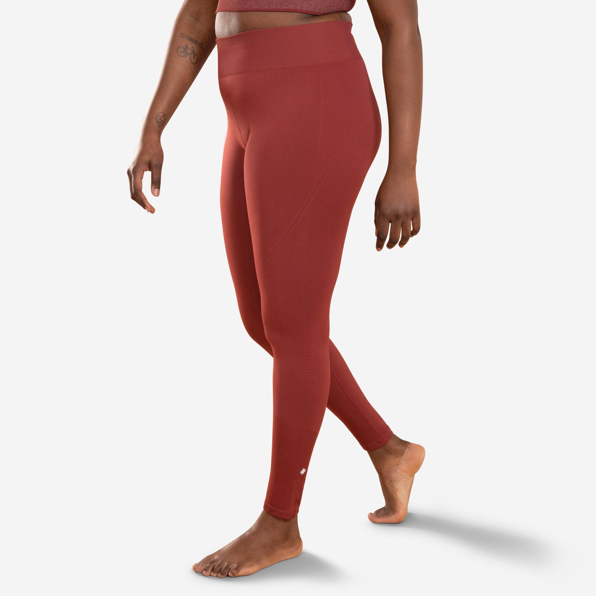 Leggings Damen nahtlos Damen - bordeaux von KIMJALY