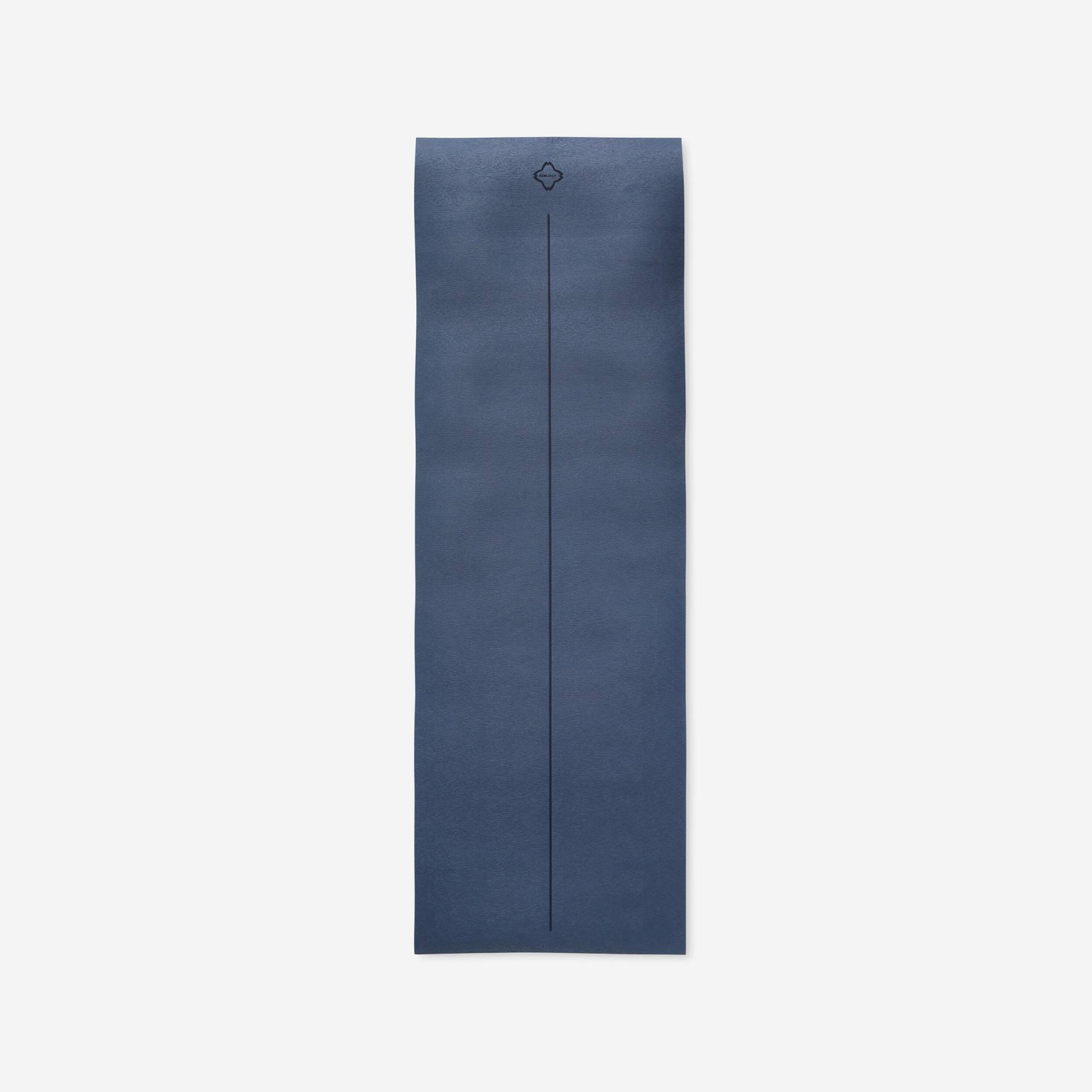 Yogamatte Einsteiger 180 × 59 cm × 5 mm - blau von KIMJALY