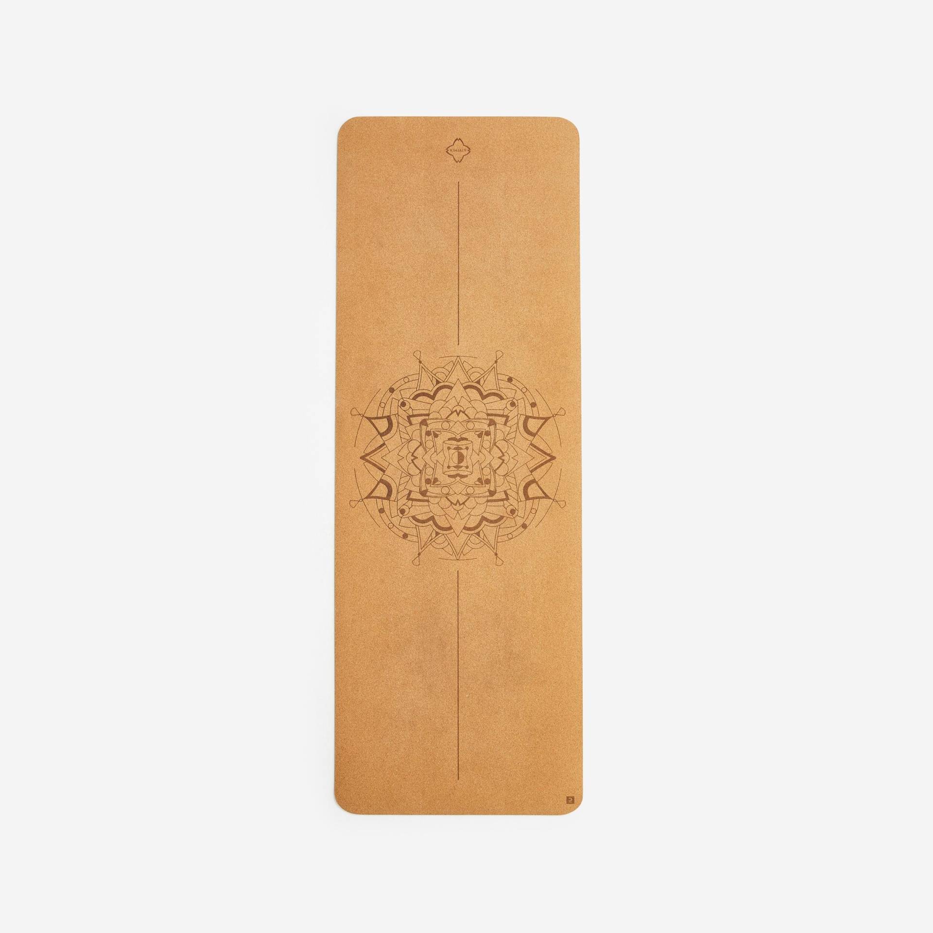 Yogamatte Kork 185 cm × 65 cm × 4 mm - Mandala von KIMJALY
