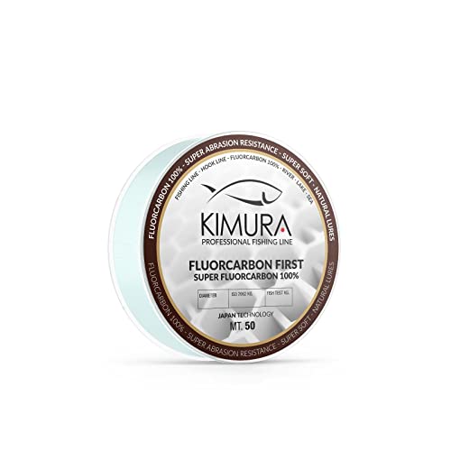 KIMURA FLUOROCARBON First 100% Monofil Unisex Erwachsene, Cristal, 0.110 von KIMURA