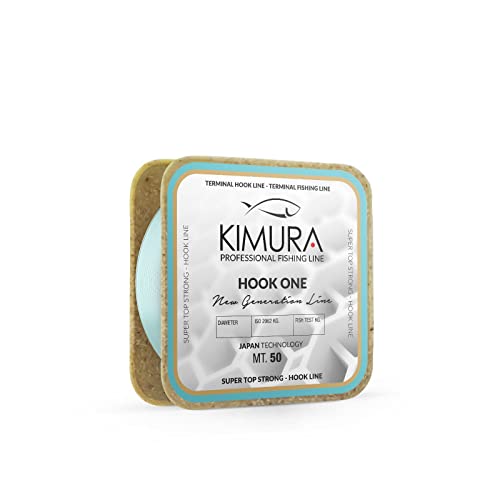 KIMURA Hook Line, MONOFILO Unisex Erwachsene, Cristal, 0.190 von KIMURA