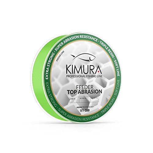 KIMURA Unisex – Erwachsene Feeder Top Abrieb Angelschnur, grün, 0.280 von KIMURA
