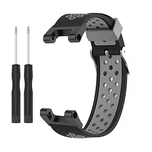 KINOEHOO Ersatzarmband kompatibel mit Amazfit T-Rex/T-Rex pro Armband Weiche Uhrenarmbänder.(Schwarzgrau) von KINOEHOO