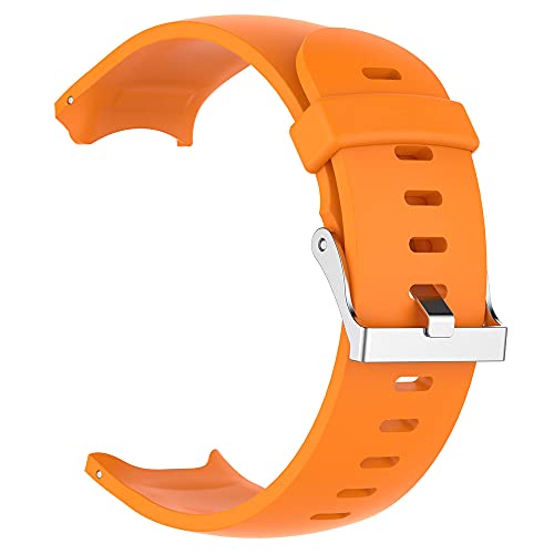 KINOEHOO Ersatzarmband kompatibel mit Garmin Approach S3 GPS Armband Weiche Silikon Uhrenarmbänder.(Orange) von KINOEHOO