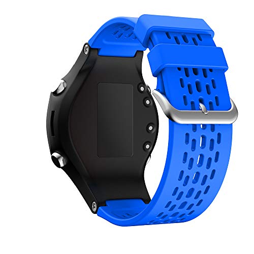 KINOEHOO Ersatzarmband kompatibel mit Garmin Approach S4/S2/Vivoactive Edelstahl Armband Weiche Silikon Uhrenarmbänder.(Blau) von KINOEHOO