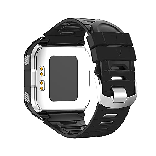 KINOEHOO Ersatzarmband kompatibel mit Garmin Forerunner 920XT Armband Weiche Silikon Uhrenarmbänder.(schwarz) von KINOEHOO