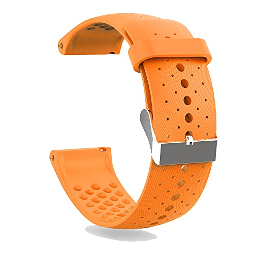 KINOEHOO Ersatzarmband kompatibel mit Polar Vantage M Armband Weiche Silikon Uhrenarmbänder.(Orange) von KINOEHOO